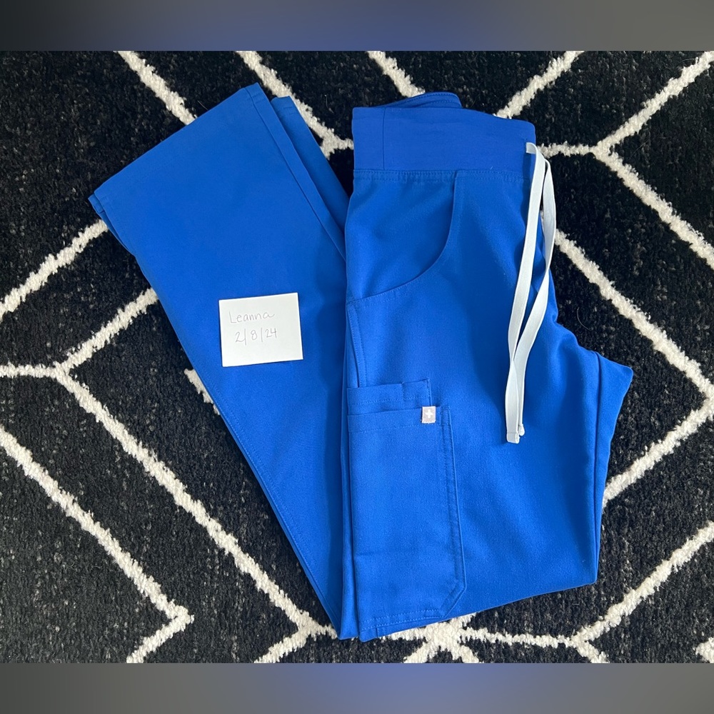 XXS Winning Blue Kade Cargo Scrub Pants (regular length)